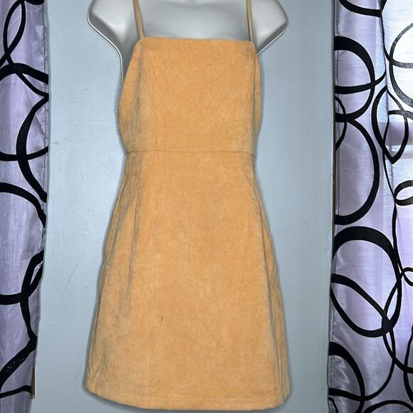 Urban Outfitters CORDUROY CAMI MINI DRESS - Picture 3 of 9